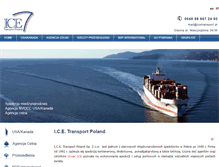 Tablet Screenshot of icetransport.pl