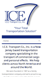 Mobile Screenshot of icetransport.com